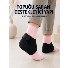 Fta Ticaret Topuk Destek Çorabı S Beden 36-40 Ayarlanabilir Cırtlı Günlük Kullanım