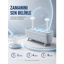 Fta Ticaret Uzaktan Kumandalı Aroma Difüzörü Sessiz Hava Nemlendirici Alev Efektli 2 4 8 Saat Zamanlayıcıl