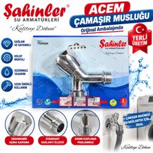 Şahinler Orjinal Acem Çamaşır Musluğu Ambalajlı Premium Ürün – Yerli Üretim
