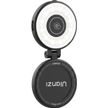 Ulanzi LM21 Manyetik LED Dolgu Işığı Mini Telefon Video Işığı Siyah - L236