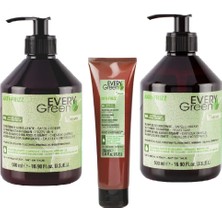 Every Green Ev Anti Frizz Kabarma Önleyici Şampuan 500ML + Krem 500ML+MASKE 250ML