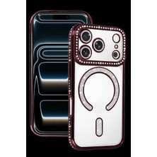 Royaleks Newface Apple Iphone 18 Pro Max Joke Simli Magneticsafe Kılıf - Bordo