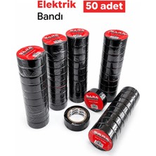 Sara Elektrik Izolasyon Bandı Siyah 10 Yrd - 50 Adet