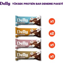 Delly Yüksek Proteinli Bar Deneme Paketi 5 Adet 40 g