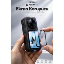 Motobros INSTA360 X6 Ekran Koruyucu Cam – Yüksek Şeffaflık, Çizilmeye Karşı Koruma, Tam Uyumlu
