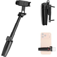 Ulanzi JJ21 Mini 3 In 1 Selfie Monopod Telefon Tutucu Tripod ve Kumandalı Grip - T184