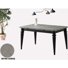 Sweet Home Masa Sandalye Yanlardan Açılır 60 x 90 Yakamoz Arda Masa  Topkapı Ayak Mutfak,salon,yemek Odası Masası