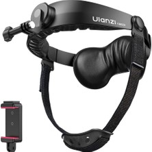 Ulanzi CM029 Ayarlanabilir Aksiyon Kamera ve Telefon Head Mount Pov Çekim Sistemi - C098A