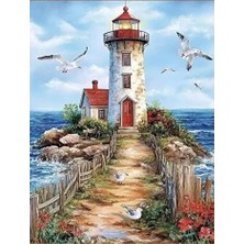 İğne İzi 5d Elmas Boncuk Taş Işleme Mozaik Goblen Kit 40X50CM GC91217 Diamond Painting Boncuk Puzzle Elmas Boyama