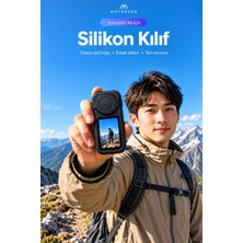 Motobros İNSTA360 X6 Kamera Silikon Kılıf Lens Koruyuculu Aparat Silikon İNSTA360 X6 Kılıf