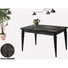 Sweet Home Masa Sandalye Yanlardan Açılır 80 x 120 Yakamoz Arda Masa  Topkapı Ayak Mutfak,salon,yemek Odası Masası