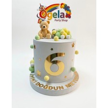 Ogela Party Kişiye Özel Isimli Maket Pasta - Yaşa Özel Fotoğraf Konsepti-Figürlü Maket Doğum Günü Pastası