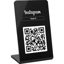Meo 10'lu Paket - Instagram Standı - Qr Kodlu Masaüstü Pleksi Stand