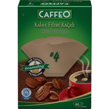 Caffeo 4 Numara Filtre Kahve Kağıdı 80 Adet ( Doğal Kağıt)