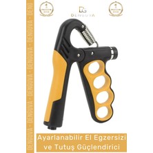 Denguva Profesyonel Dirençli Bilek Önkol Sporcu Ayarlanabilir El Egzersizi Tutuş Güçlendirici