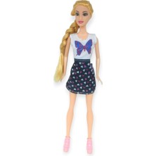 Oydaş Oyuncak Cindy Doll Prenses Oyuncak Bebek 30 cm - Kelebek Elbise