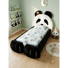 Most Panda Tek Kişilik Karyola Teddy Kumaş 90X190 Yatak Içindir (Evinize Teslim)