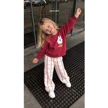 Unicorn Kids Kız Çocuk Happy Bunnies Alt Üst Takım