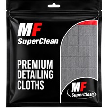 MF SuperClean Tüy Bırakmayan Microfiber Carbon Cam Bezi  40 x 40 cm