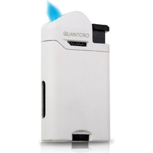 Quantoro 04-5 Single Perde alevli metal Puro Çakmağı / Matte White