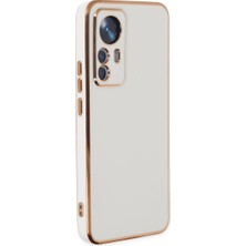 Xiaomi Mi 12T Pro Kılıf Volet Silikon - Beyaz