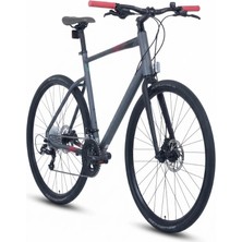 Carraro Sportive 350C Hd Fren Cues 22 Vites 28 Jant Şehir Bisikleti Antrasit Siyah Kırmızı 52 Kadro