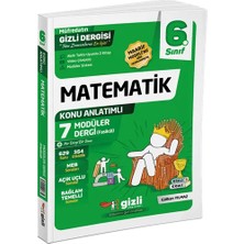 Gizli Yayınları 6. Sınıf Matematik Müfredatın Gizli Dergisi Tekil Ürün 352 Sayfa Basılı Kitap