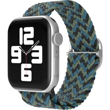 Apple Watch 38MM Star Kordon - Zigzag Mavi-Yeşil