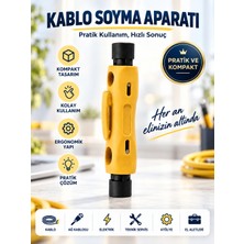 Çok Amaçlı Kablo Soyma Aparatı Döner Tip Kablo Sıyırıcı El Aleti