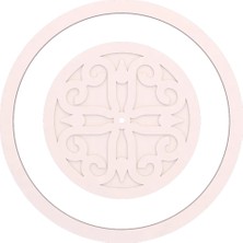 Motifpiyer Hazır Lamba Tavan Paneli Matris-Radius Modern Lamba-Avize Tavan Göbeği/Mono-Dış Çitalı