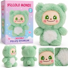 Piccolo Mondi Sevimli Peluş Oyuncak Labubu Yeşil