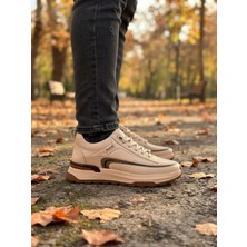 Solmaz Dragon BDL5044 Krem Erkek Casual Spor Ayakkabı