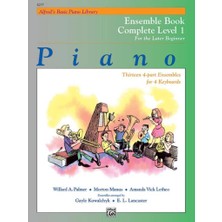 Sh Ticaret Alfred's Piano Library Ensemble Book Complete, Bk 1