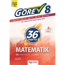 Nitelik Yayınları Nitelik Görev 8. Sınıf Matematik 36 Haftalık Görev Föyleri