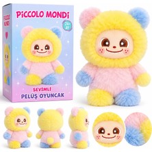 Piccolo Mondi Sevimli Peluş Oyuncak Labubu Sarı