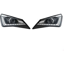 Seat Ibiza Fr LED Far Dönüşüm Kiti (Halojen Far Içın) 2013 Sonrası Uyumlu