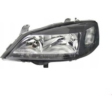 Opel Astra G 1998 Sonrası Uyumlu Ön Far Sol Siyah Zemin