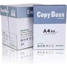 Mopak Copy Boss A4 80 gr Fotokopi Kağıdı - 1 Koli (5 Paket = 2.500 Yaprak)