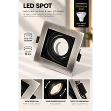 Dila’s Home Krom Kare Spot | Aluminyum Kasa | Premium Sınıf | Ampülsüz | KDA845 CT-5225 |