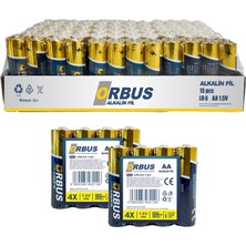 Orbus Lr6 Aa 1.5V Alkalin Kalem Pil - 4 Adet