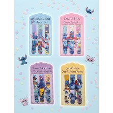 Farabi Kırtasiye Stitch Temalı Manyetik Kitap Ayracı 6'lı Set - Tekli (Mavi, Pembe, Mor, Sarı Renk Seçenekli)