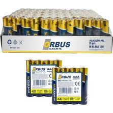 Orbus LR03 Aaa 1.5V Alkalin Ince Kalem Pil - 2 Adet