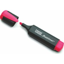 Cassa C-8720 Pembe Fosforlu Işaretleme Kalemi - 20'li Paket
