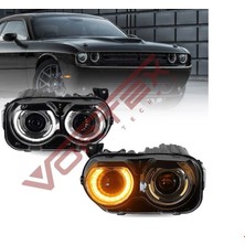Dodge Challenger LED Far Takımı 2015 SONRASI-2022 Sonrası Uyumlu