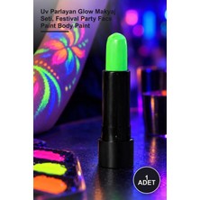 Yenilig 1 Adet Glowpaint Neon Vücut ve Yüz Boyası – Uv Parlayan Glow Makyaj Seti, Festival Party Face Paint Body Paint