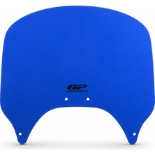 GP Kompozit Honda Gold Wing 2004-2017 Uyumlu Arka Cam Mavi - 40 cm