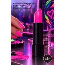 Yenilig 5 Adet Uv Neon Pembe Ruj – Neon Glow Makyaj Boyası, Dudak Yüz Vücut Için Blacklight Makeup Paint