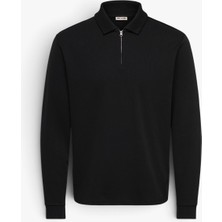 Only & Sons Onsınfınıty Rlx Ls Polo Erkek Siyah T-Shirt - OS22039248