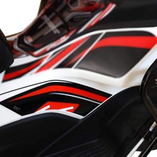 Gp Kompozit Honda Pcx 125 2021-2024 Uyumlu Yan Ayak Pad Kırmızı