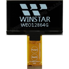 Winstar 2.42 Inç Cog OLED Ekran - 128X64, Beyaz
